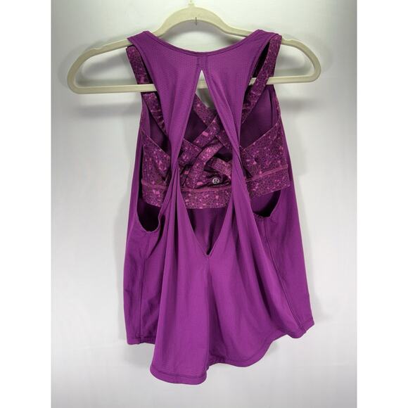 Lululemon Tank Purple Ready And Go Women’s Size 6 - Picture 5 of 5